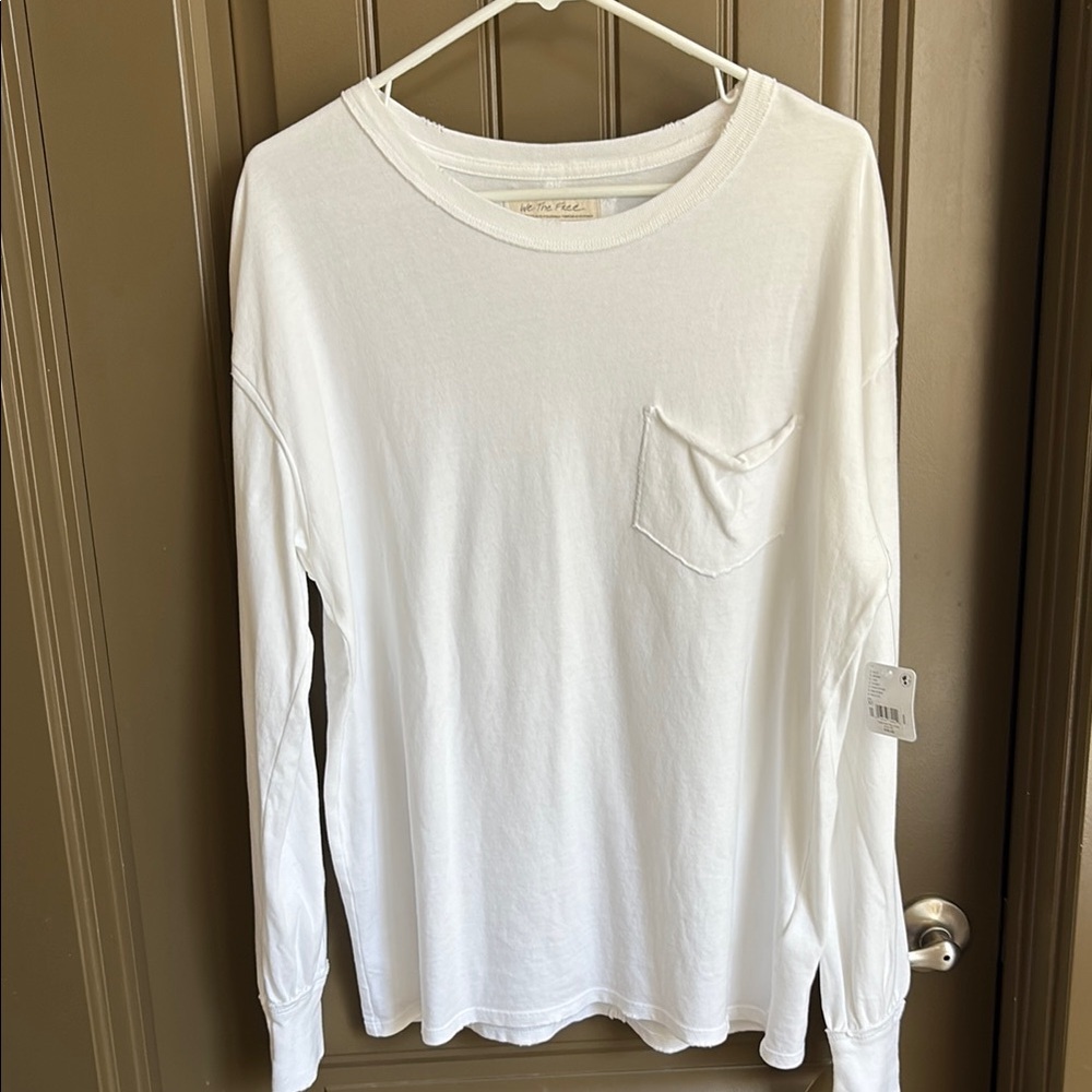 NWT Free People Fade Into You long sleeve tee XS